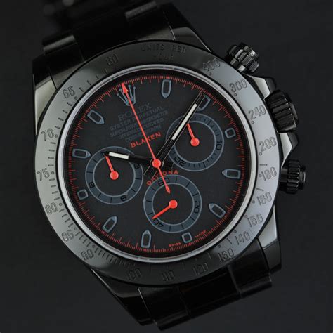 rolex daytona black dlc by blaken|Rolex Daytona 116520 BLAKEN DLC .